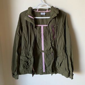 Columbia Navy Green Jacket